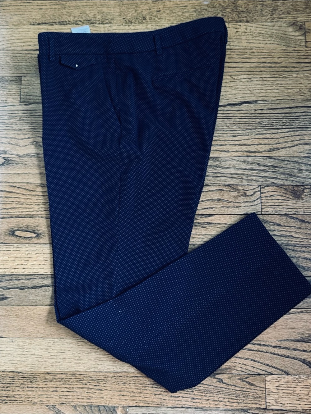 Esprit Women Dark Navy Textured Dress Pants Size 12